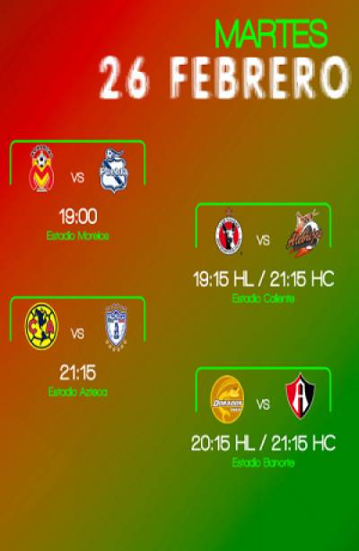 Copa MX: Quedaron definidos los horarios de los Octavos de Final