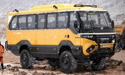 Torsus Praetorian, el primer autobús todoterreno 4x4