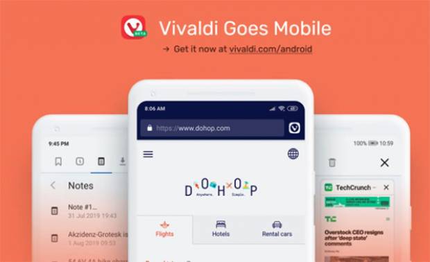 Vivaldi, el navegador de los creadores de Opera ha llegado a Android