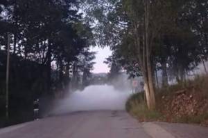 Fuga de gas de un tanque estacionario alerta a vecinos de Tetela de Ocampo