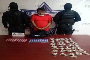 SSP detiene a vendedor de armas y droga de &quot;La Patrona&quot; en Puebla
