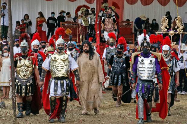 Vive una Semana Santa de tradiciones en las juntas auxiliares de Puebla