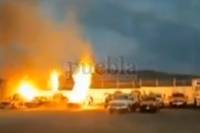 VIDEO: Pipas se incendian en Flama Gas en Tepeojuma