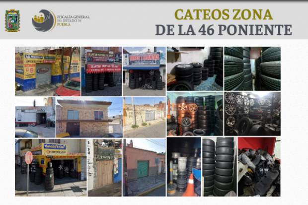 Decomisan más de mil 200 autopartes tras cateos en la 46 Poniente