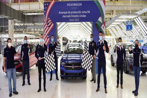 Planta de Volkswagen en Puebla arranca producción del Jetta 2022 para Estados Unidos