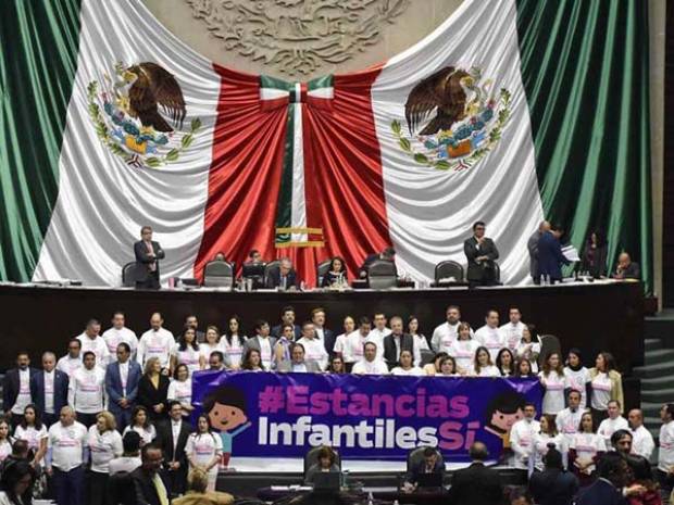 Diputados exigen a AMLO garantizar operación de estancias infantiles