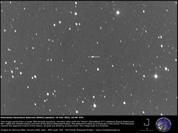 Asteroide &quot;Apophis&quot; impactaría la Tierra en 2068