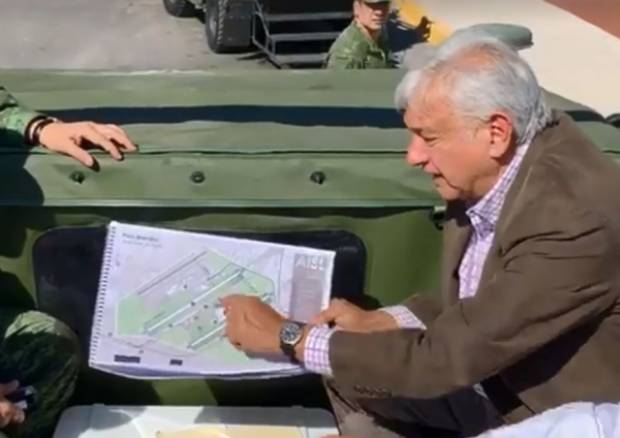 El lunes inicia construcción de aeropuerto en Santa Lucía: AMLO