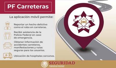 Esta es la APP de seguridad en carreteras federales