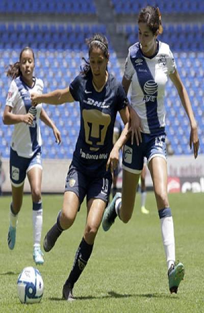 Puebla Femenil y Pumas igualaron sin goles en el Cuauhtémoc
