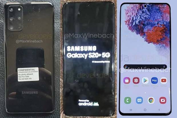 Filtradas las primeras imágenes reales del Samsung Galaxy S20+