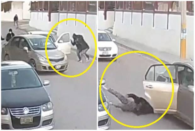 VIDEO: Así evitó una mujer ser secuestrada en Tecamachalco