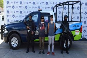 Pareja con armas de fuego y drogas es detenida en el Mercado Morelos