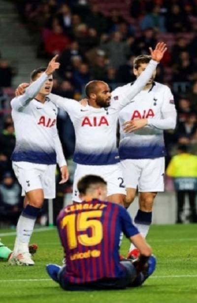 Barcelona igualó 1-1 ante Tottenham