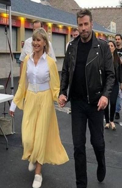 Grease revivió 41 años después; se reúnen Travolta y Newton-John