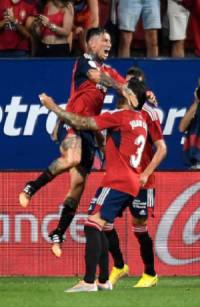 Osasuna se impone 2-1 al Sevilla del Tecatito Corona
