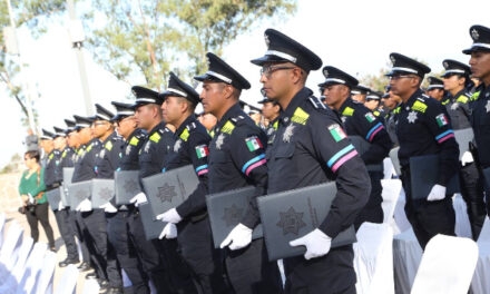 Puebla capital cuenta con 61 nuevos policías