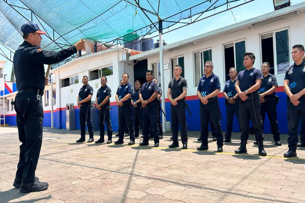 Policía Auxiliar de Puebla se capacita en seguridad bancaria y traslado de valores