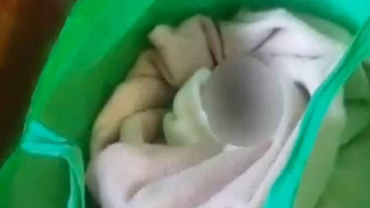 Abandonan a bebé dentro de una bolsa en Tlaxcala