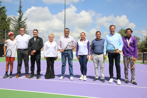 Inaugura Céspedes Peregrina torneo nacional de tenis en Puebla
