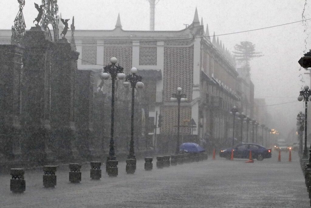 Lluvias en Puebla