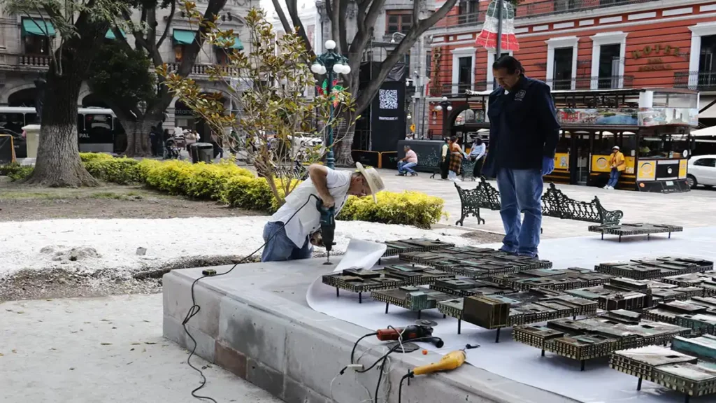 La maqueta monumental incluye 63 manzanas del centro histórico