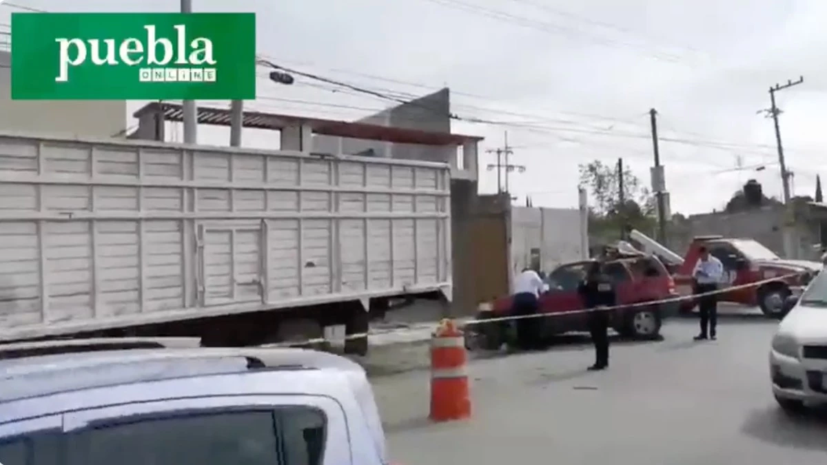 Muere hombre en choque de camioneta en la federal a Tehuacán