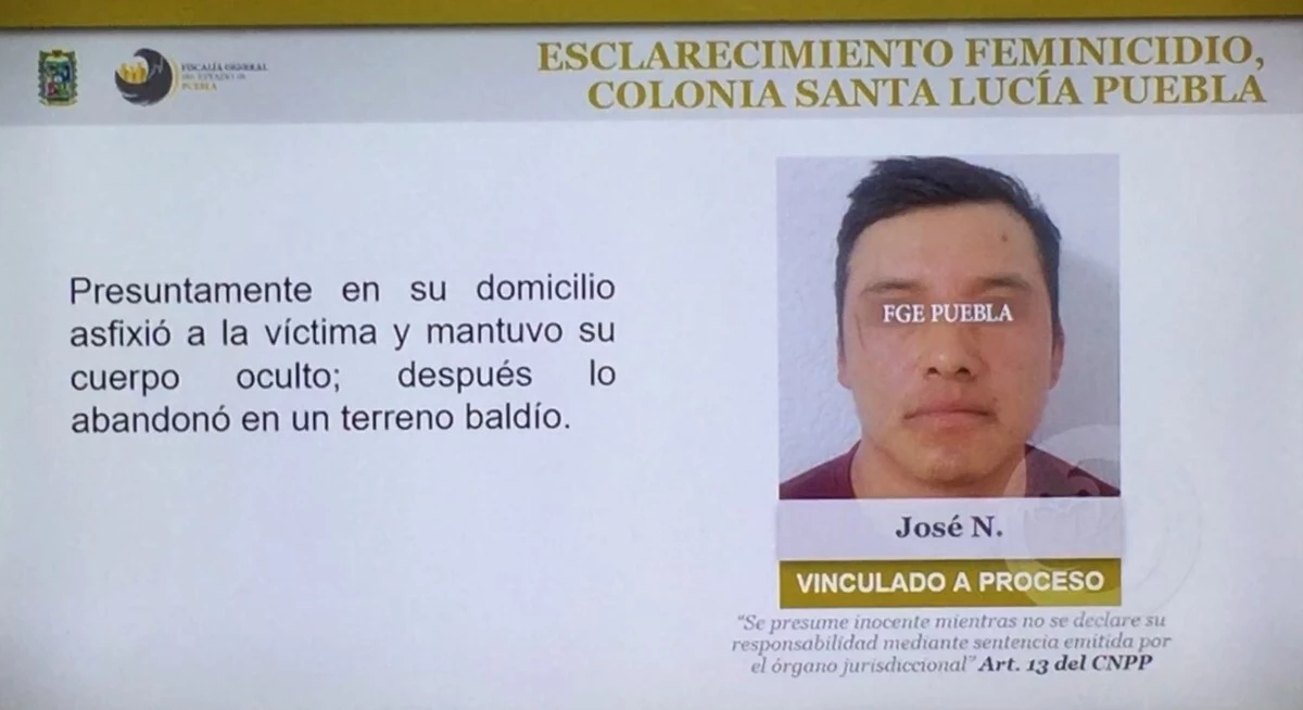 Detienen a feminicida; asfixió a su "amiga" en Puebla
