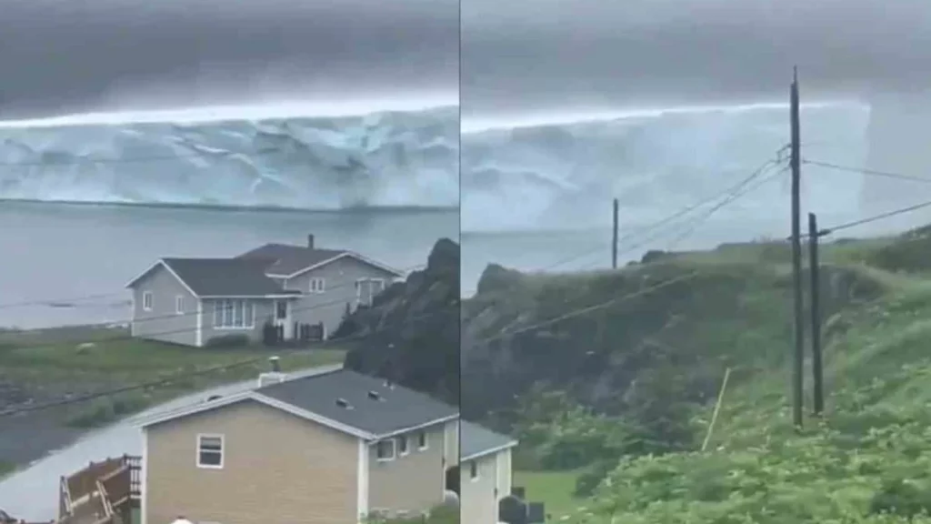 Aparece gran icerberg frente a isla de Terranova