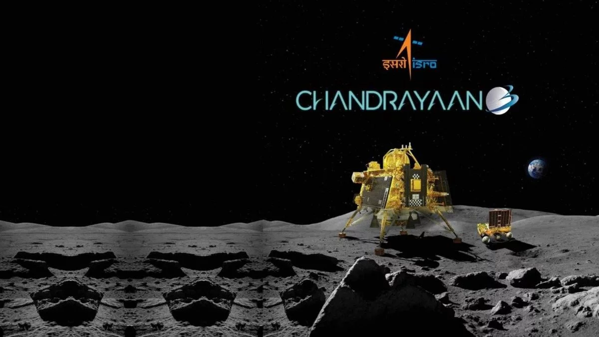 Primeras imágenes del alunizaje de misión espacial de la India