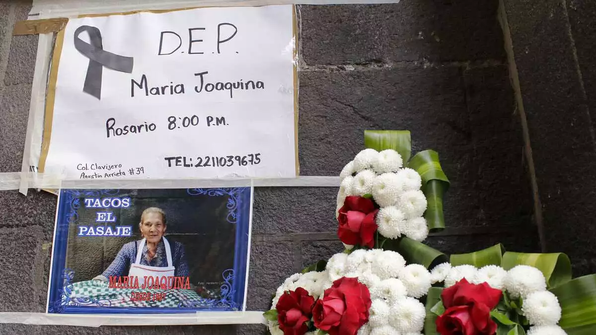 Muere Doña Joaquina, vendedora de tacos del pasaje del zócalo de Puebla