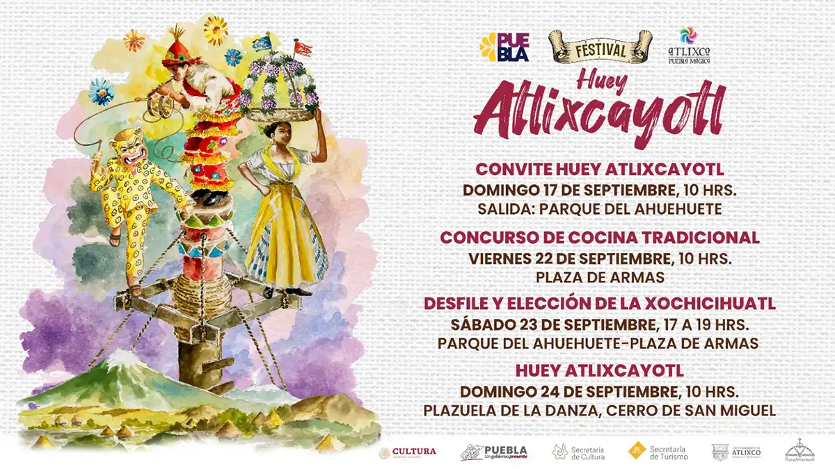 Todo listo para el Festival Huey Atlixcáyotl 2023 en Atlixco