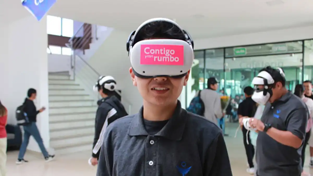 Concientizan en Puebla sobre el abuso de drogas con realidad virtual