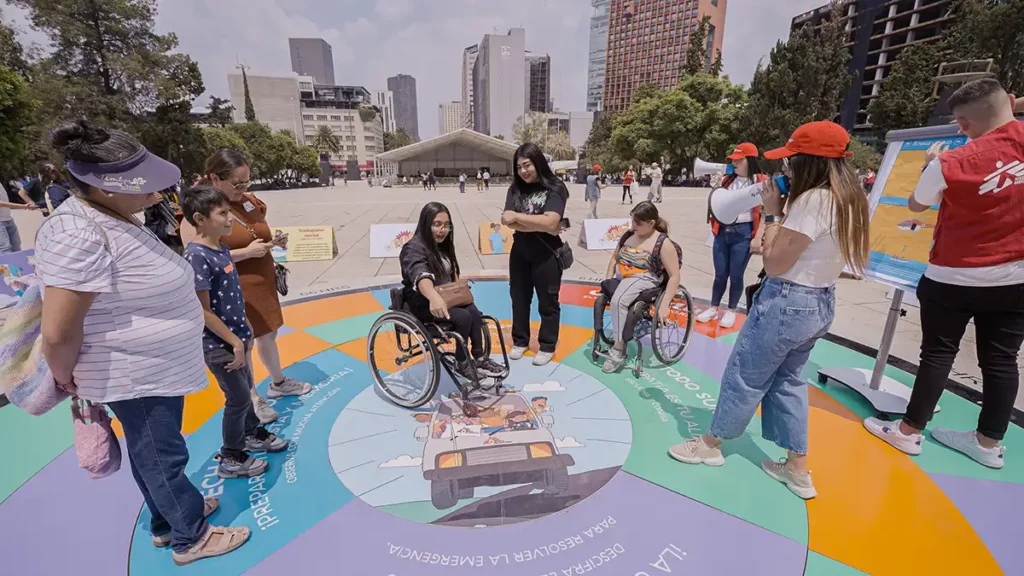 Médicos Sin Fronteras llega al Zócalo de Puebla