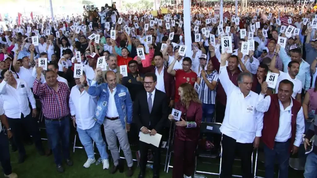 “No vine a ver si puedo, sino porque puedo vengo, y sobre todo porque no estoy solo”, manifestó