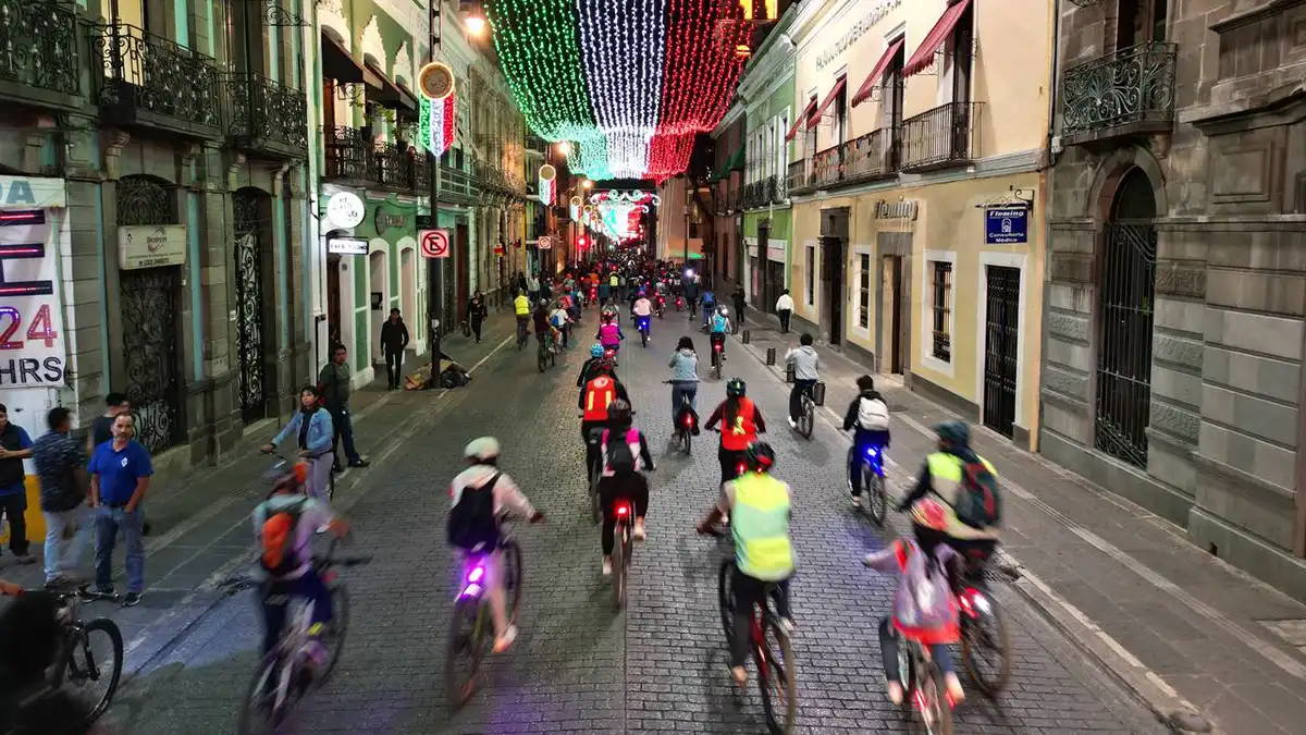 Así conmemoró Puebla el Día Mundial sin Auto