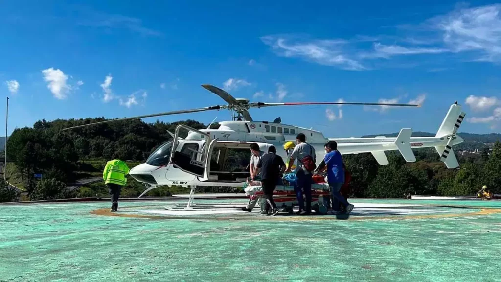 SUMA reanuda servicio de ambulancia aérea