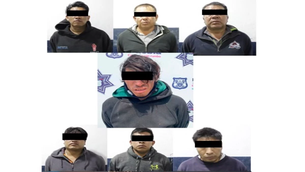 Ladrones de cable telefónico son capturados en Puebla