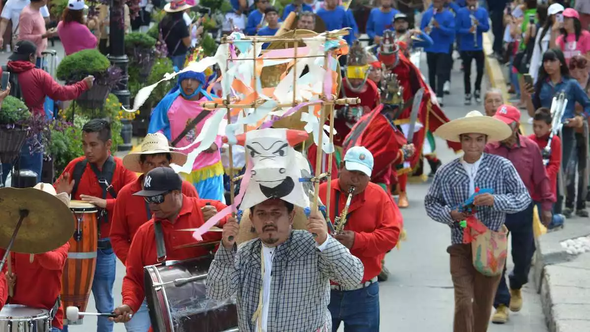 FOTOS: Celebran convite del Huey Atlixcáyotl