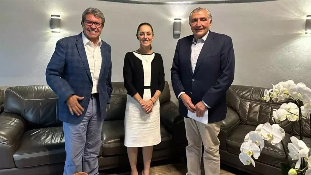 Claudia Sheinbaum suma a Monreal y Adán Augusto como coordinadores