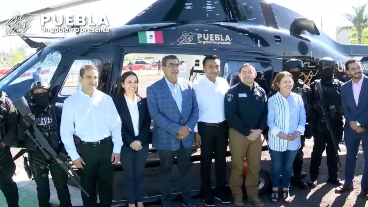 Reactiva Puebla tres helicópteros como ambulancias y patrullas aéreas