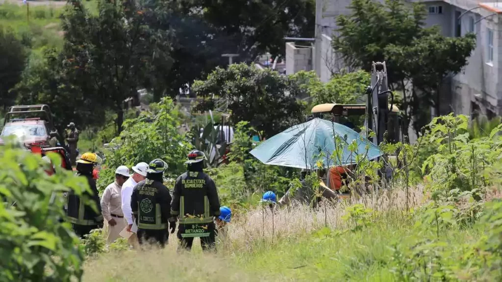 Hallan huachitúnel y toma clandestina en San Jerónimo Caleras