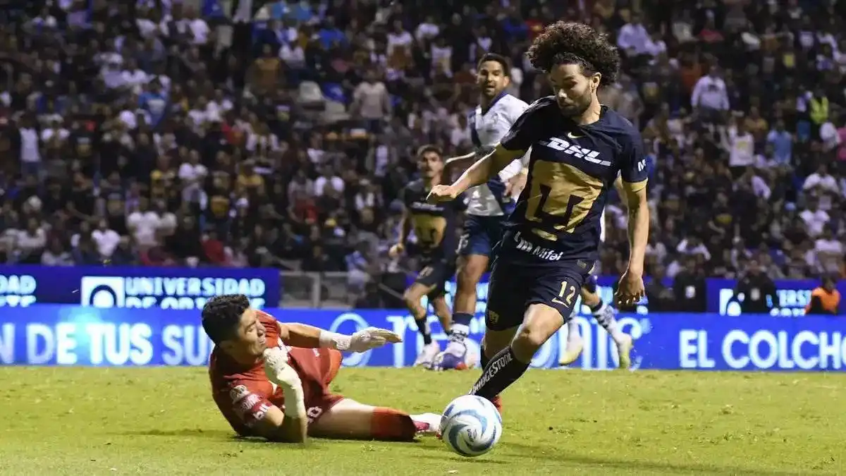 Club Puebla cae 0-2 ante Pumas en el Cuauhtémoc
