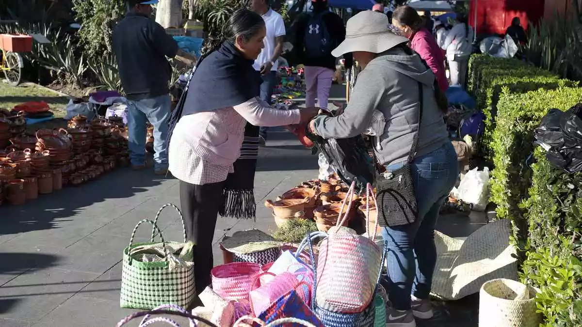 Así se vive el tradicional trueque de San Pedro Cholula