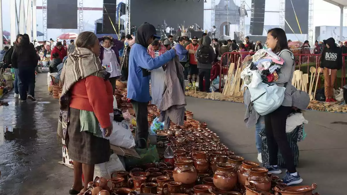 Así se vive el tradicional trueque de San Pedro Cholula