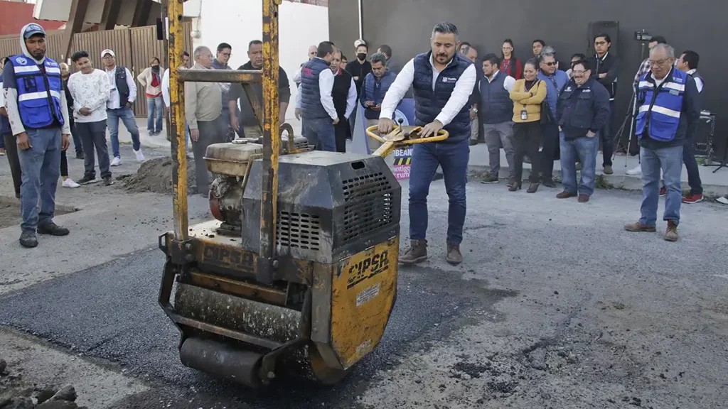 Arranca sexta etapa del programa de bacheo en Puebla; invertirán 30 mdp