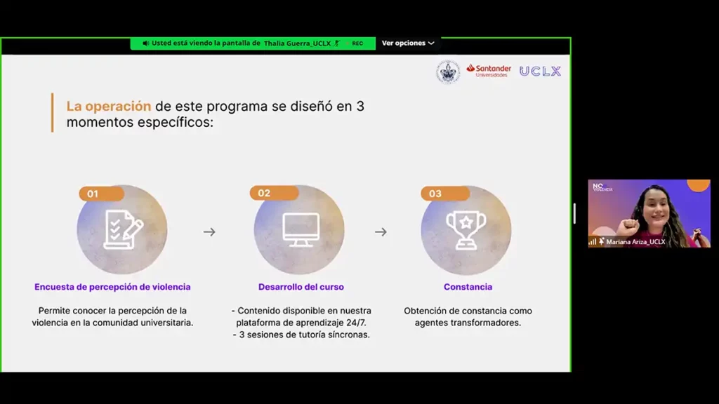 Docentes de la BUAP participan en el curso No+Violencia