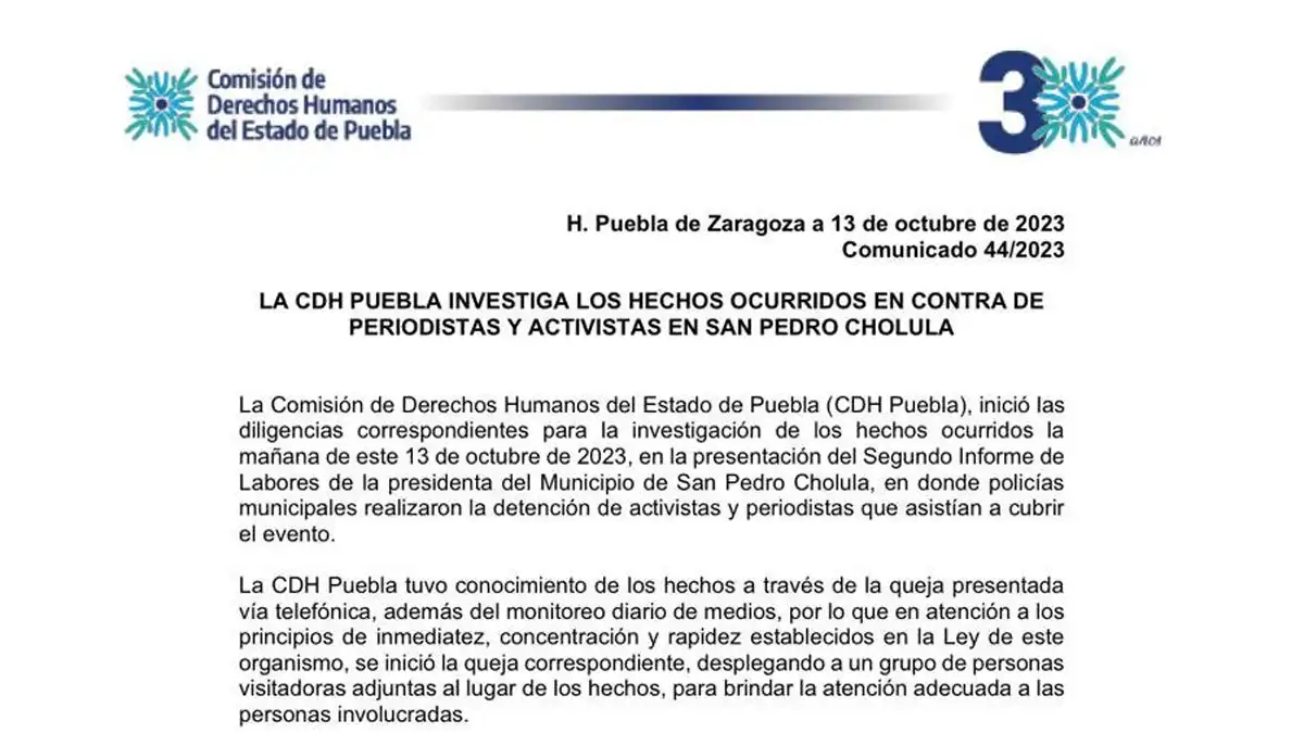 CDH investigará abusos de policías de Paola Angón