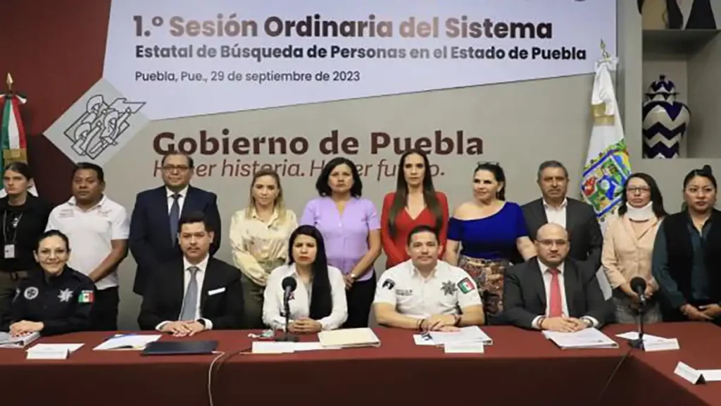 Conforman el Sistema Estatal de Búsqueda de Personas en Puebla