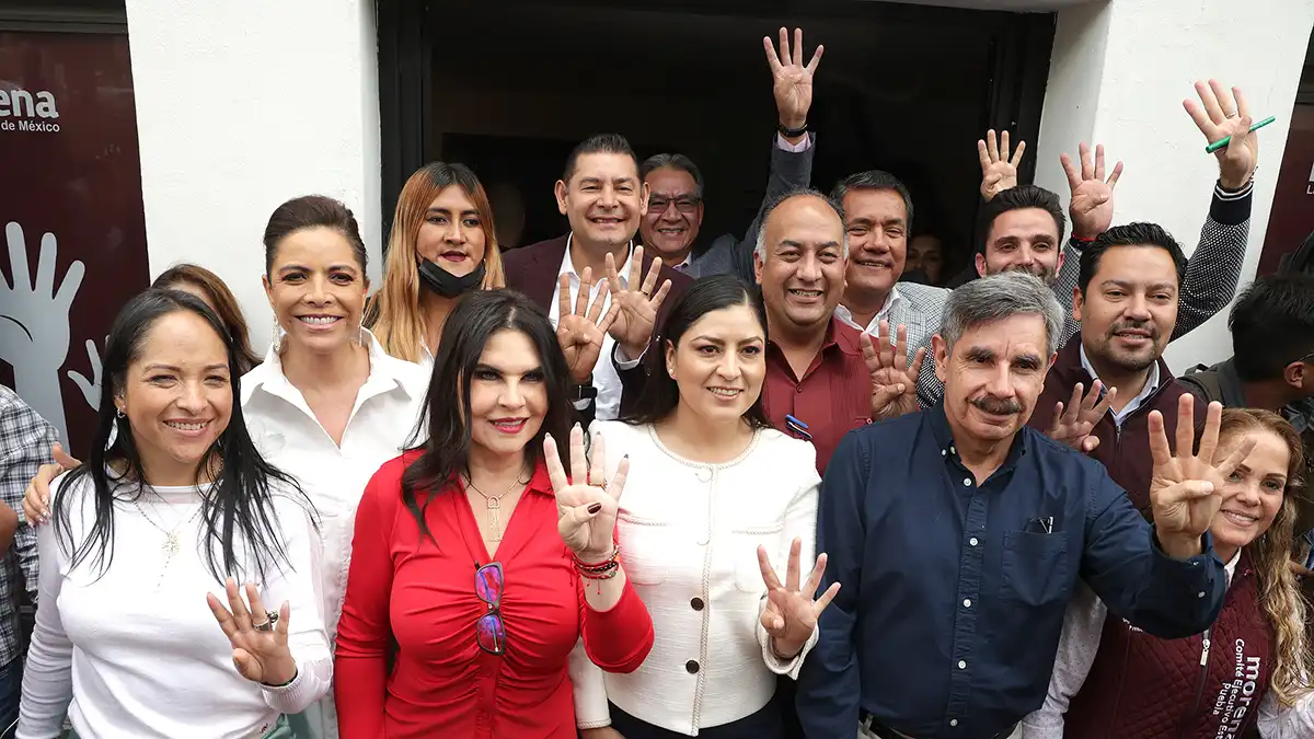 Morena Puebla presume unidad; irán a encuesta final "7 u 8 perfiles", dice